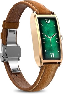 $48 Elegant Smart Watch for Women Fitness Tracker with Step Counter Calorie Tracker Heart Rate Monitor Sleep Tracker IP68 Waterproof Activity Tracker Bracelet with AMOLED Touchscreen for iOS Android