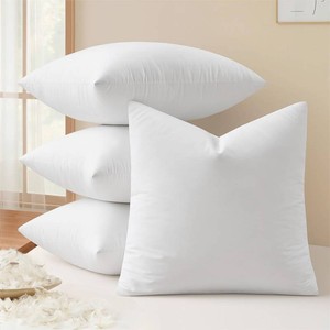 $53 MIULEE 20x20 Pillow Inserts, Premium Feather and Down Pillows Pack of 4
