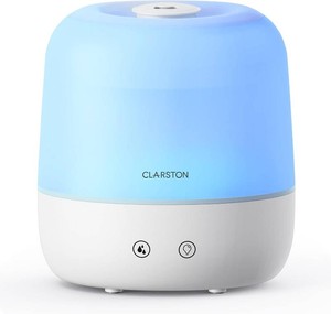 $26 Clarston Humidifiers for Bedroom, 2L Cool Mist Humidifier, 24dB Quiet Sleep