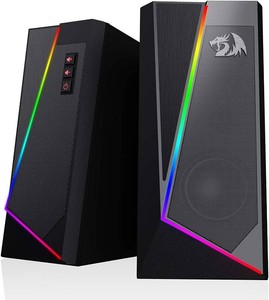 $35 Redragon GS520 Wired 2.0 Channel Stereo Sound Desktop RGB Computer Speakers