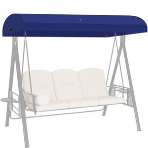 $46 Porch Swing Canopy Replacement Top, Swing Chair Canopy Replacement for GT Porch Swing Model GCS00229C (Blue)