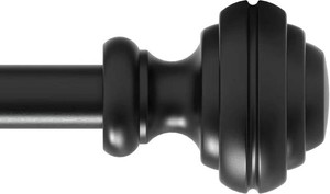 Curtain Rods for Windows 48-84 inch,34 inch Heavy Duty Adjustable Decorative Curtain Rod with Modern Finials,Window Rods for Bedroom, Living Room,Patio and Kitchen