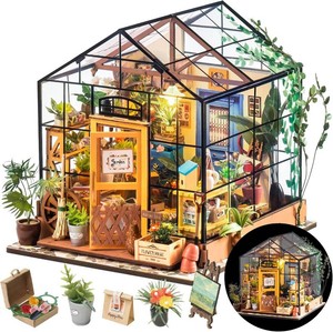 $42 Rolife DIY Miniature Greenhouse Kits for Adults - Cathys Flower House