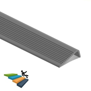 $20 72 Inch Stair Nosing L-Shaped Vinyl Stair Nosing Rubber Stair Nosing Non-Slip Self-Adhesive Stair Edge Protector, Step Edge Trim Strips for Indoor & Outdoor   Guaranteed Quality