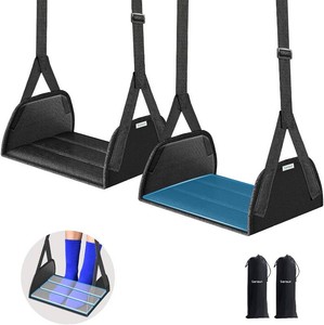 SARISUN 2-Pack Airplane Foot Hammock for Travel with Carry Bags