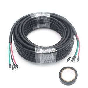 $37 HANSUM 25ft Electrical Wires 144 AWG Conductor Automotive Wire for Mini Split Air Conditioner 14Gauge Speaker Low Voltage 300V led Stranded PVC Cord Oxygen-Free Copper Cable Power (144AWG-25Ft)