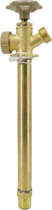 $25 8 Inch Anti-Siphon Frost Free Sillcock Valve Multiturn 12 Inch NPT, 34 Inch Hose Bibb, Brass Body,Brass Valve 8 inch Length