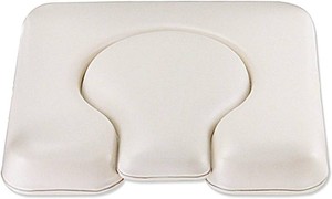 $36 Commode Seat Cushion, White U Shape Padded Cushion for Bedside Commodes, Chair, Shower Wheelchair