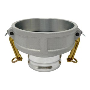 $68 Gloxco Aluminum Type DA Cam and Groove Hose Fitting, Reducer, 6 Female Camlock x 4 Male Camlock (CAM-6040-DA-AL)