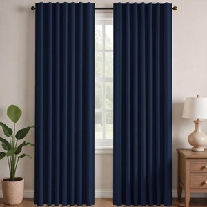 $31 Deconovo Blackout Curtains for Bedroom, Living Room Curtains 84 Inches Long