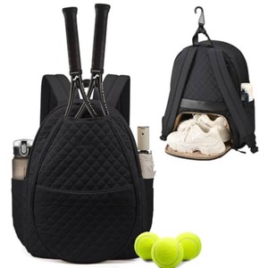 $70 Sucipi Tennis Bags for Women, Quilted Pickleball Tennis Racket Bag Backpack