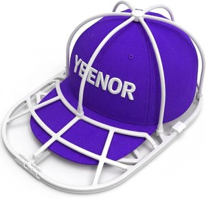 Hat Washer Cage for Washing Machine   Baseball Cap Cleaner Rack for Washer & Dishwasher, Structured Cap Shaper & Protector for Hats   1 Pack (Assembly Required)