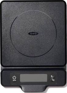 $38 OXO Good Grips 5-lb Kitchen Scale with Pull-Out Display, Black
