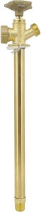 $29 12 Inch Anti-Siphon Frost Free Sillcock Valve Multiturn 12 Inch NPT, 34 Inch Hose Bibb, Brass Body,Brass Valve 12 inch Length