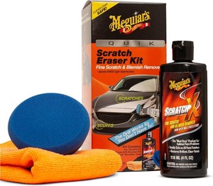 Meguiars Quik Eraser Kit, Car Scratch Remover, 4 Piece Kit (lightly used)