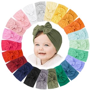 Jesries 22 Pcs Baby Headbands, Baby Girl Bows, Stretch Nylon Hairbands