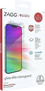 $50 ZAGG Glass Elite Screen Protector for iPhone 17e, iPhone 1416e1313 Pro - 5X Stronger Tempered Glass, Scratch & Smudge-Resistant, VisionGuard Blue-Light Protection, InvisibleShield, Easy to Install