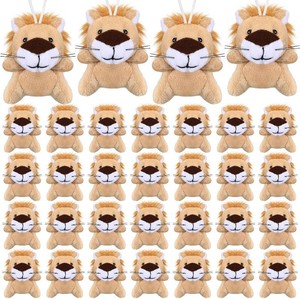 $42 Shappy 72 Pcs Mini Animal Plush Toys Small Stuffed Animals Bulk, Lion