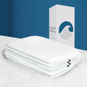 $60 Bluewave Bedding Versalayer Adjustable Layer Pillow - 20 Heights from 0.75 to 6 Inches - Adjust Height and Firmness - 6 Thin Memory Foam Pillows - for Stomach, Back, and Side Sleepers (Standard)