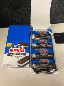 Hostess Suzy Qs Chocolate Cakes 8-Count (Lot of 2)