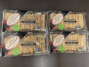 La Panzanella Croccantini Cracked Pepper Artisan Crackers 4-Pack