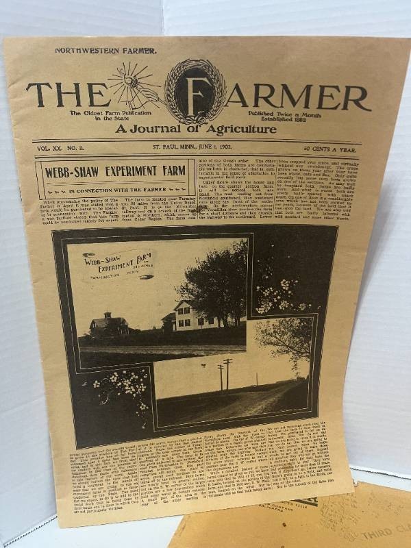 June 1, 1902 The Farmer A Journal of Agriculture St. Paul MN