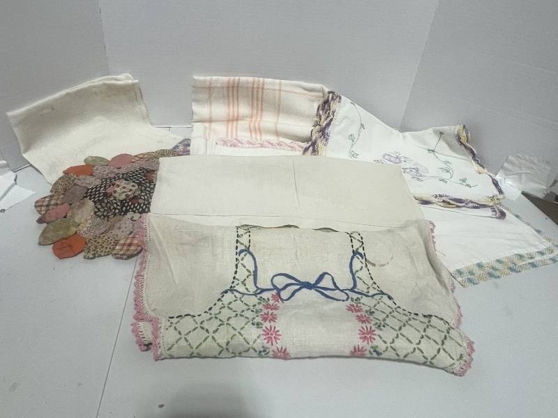 Vintage Embroidered Linens