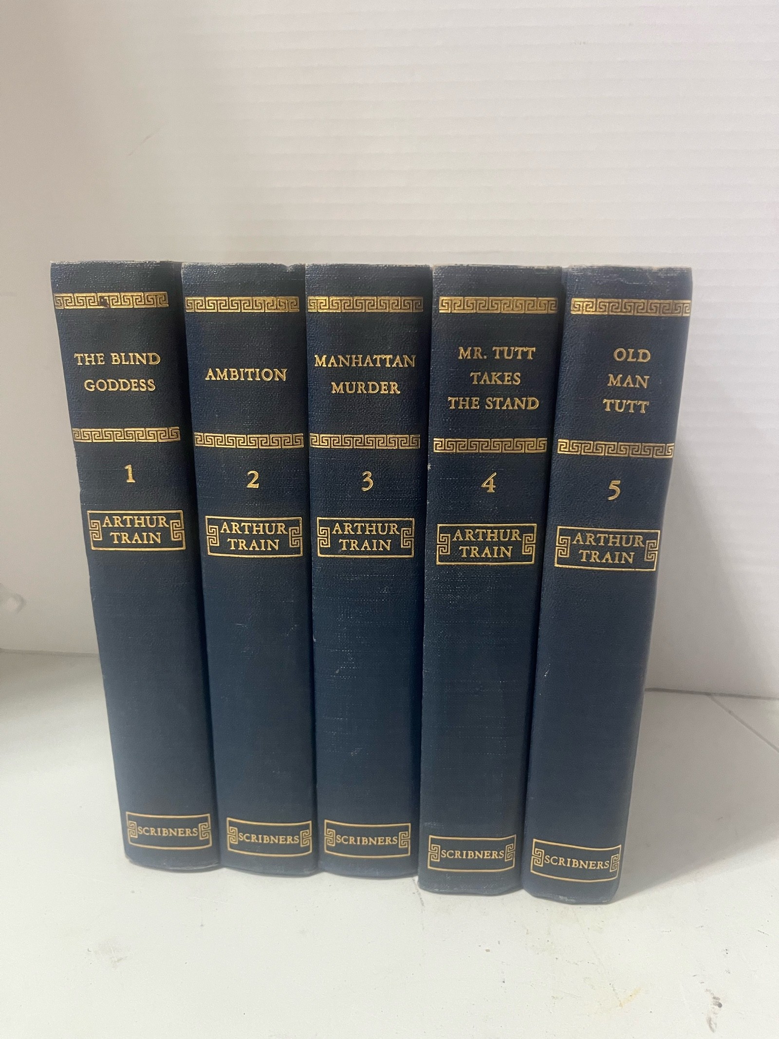1925 Set of 5 Arthur Train Series Books