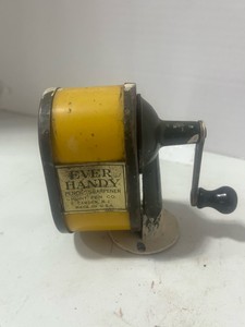 Vintage Ever Handy Yellow Pencil Sharpener