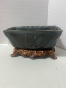 1960 Lane & Co, Vannuys Calif Green Planter