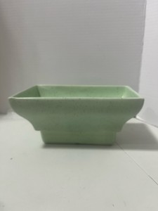 Vintage California Pottery Seafoam Green Planter