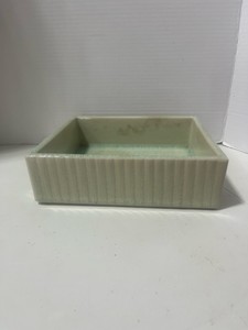 Vintage Sage Green Japanese Ceramic Crackle Glaze Dish