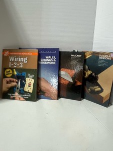 4 How To Books Doors and Windows, Masonry, Wiring, Ceilings and Walls