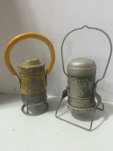 Vintage Empire Metal Ware Lantern and Adams and Westlake Adlake No 31-F Railroad Lantern