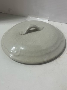 10 Round Antique Crock Lid Great Condition