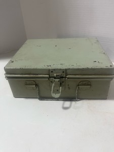 Vintage Metal Ammo Box