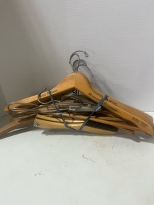 Lot of Old Wooden Hangers and Lint Bruch from Hotel Radisson Mpls, MN