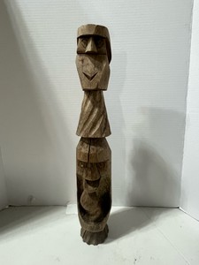 19 Hand Carved Wooden Statue