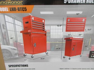 Drawer Rolling Tool Chest LandHonor 2026 Unused LHR-RTC5