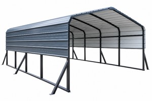 20 ft x 20 ft x 8.4 ft Metal Carport LandHonor 2026 Unused LHR-MC2084