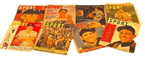 CCB - Vintage SPORT Magazine Lot 1950s-1960s - Mickey Mantle, Sandy Koufax, Yogi Berra