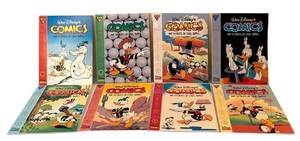 CCB - Set of Eight Walt Disneys Comics Books by Carl Barks