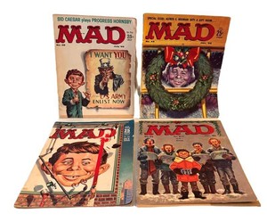 CCB - Four Vintage MAD Magazine Issues