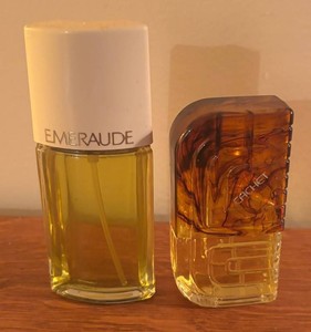 LR - Fragrance Bottles - Emeraude & Cachet