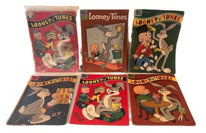 RCB - Six Vintage Looney Tunes Comic Books