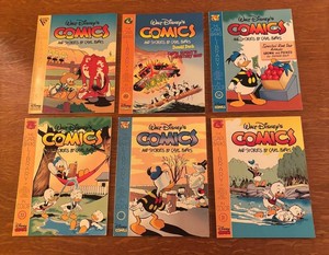 RCB - Six Walt Disney Comic Books by Carl Barks