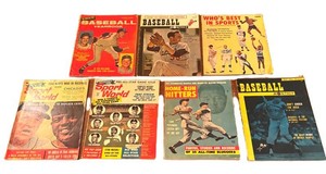 RCB - Lot of 7 Vintage 1940s-1950s Baseball and Sports Magazines