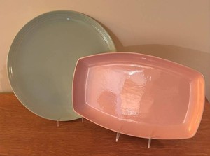 MB - Two Vintage Ceramic Platters