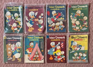 MBC - Set of 8 Walt Disneys Comics and Stories Books