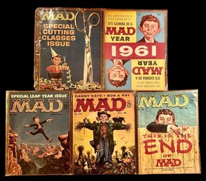 RCB - Vintage MAD Magazine Comic Book Collection Issues 43, 46, 53, 61 & 75